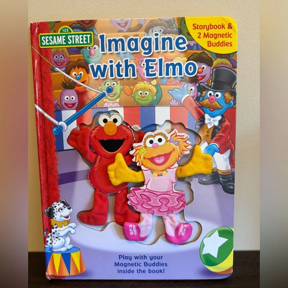 Sesame Street Elmo and Friends Magnetic Play Book